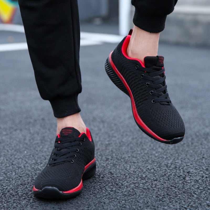 Men Sneakers Shoes Casual Knit Sneakers Breathable