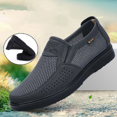 Comfortable Casual Shoes Breathable Mesh Men Non-slip Lightweight Sneakers